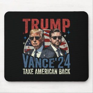 Trump Vance 2025 Donald Trump J.d. Vance Take Amer Mouse Mat