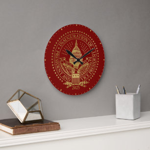 Trump Vance 2025 Inauguration Day Large Clock