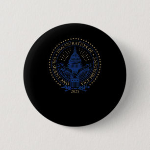 Trump Vance 2025 Inauguration Seal 2 6 Cm Round Badge
