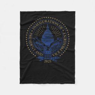 Trump Vance 2025 Inauguration Seal 2  Fleece Blanket