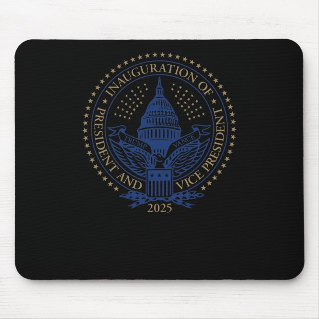 Trump Vance 2025 Inauguration Seal 2  Mouse Mat (Front)