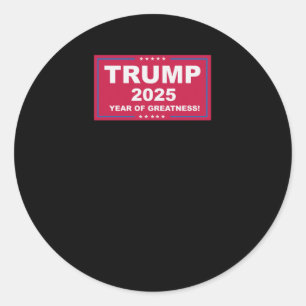 Trump Vance 2025 Year Of Greatness () Classic Round Sticker