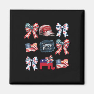 Trump Vance Bow Coquette Vote Presidential 2024 El Magnet