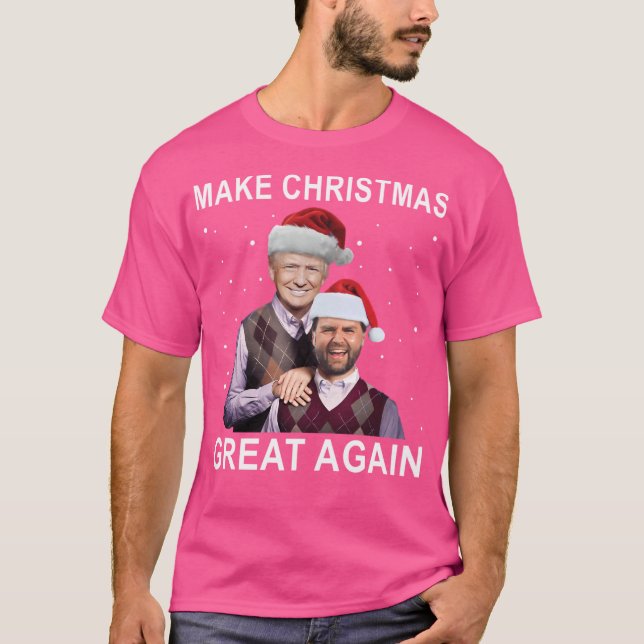 Trump Vance Brothers Make Christmas Great Again Tr T-Shirt (Front)