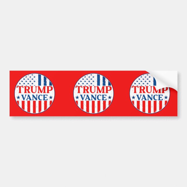 Trump Vance Bumper Sticker (Front)