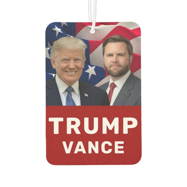 Trump Vance Car Air Freshener (Back)