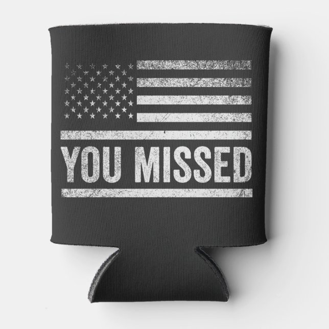 Trump Vance Election Ugly Christmas Sweater Can Cooler (Front)