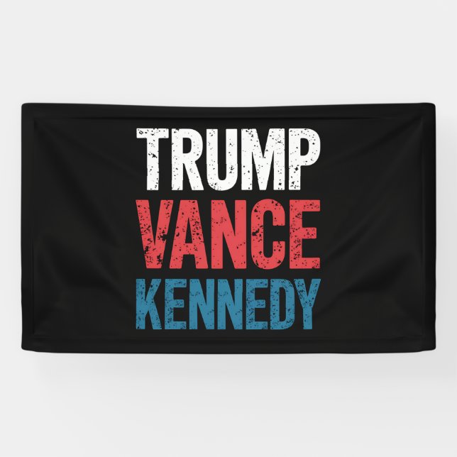 Trump Vance Kennedy 2024 Election Banner (Horizontal)