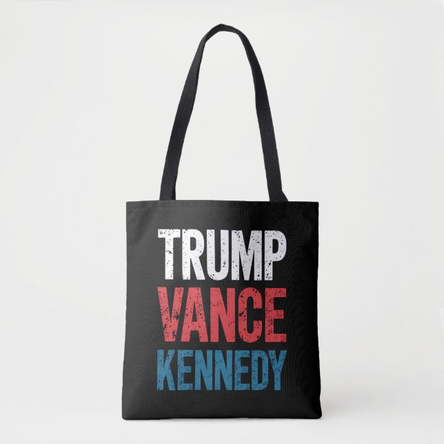 Trump Vance Kennedy 2024 Election Tote Bag (Front)