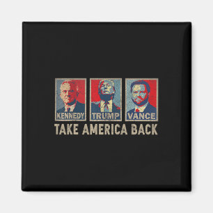Trump Vance Kennedy Checkmate 2024 Election Republ Magnet