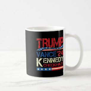 Trump Vance Kennedy Checkmate 2025 Election Republ Coffee Mug