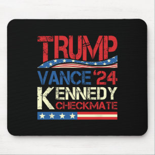 Trump Vance Kennedy Checkmate 2025 Election Republ Mouse Mat