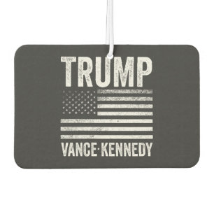 Trump Vance Kennedy Election 2024 American Flag Car Air Freshener