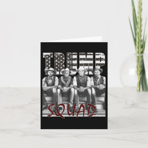 Trump Vance Kennedy Elon Squad Card