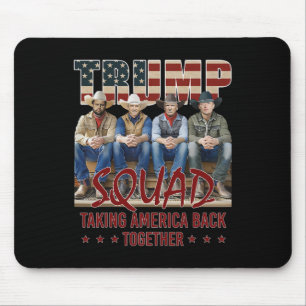 Trump Vance Kennedy Elon Squad Taking America Back Mouse Mat