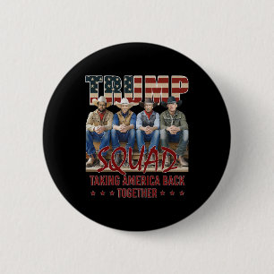 Trump Vance Kennedy Elon Squad Taking America Byck 6 Cm Round Badge