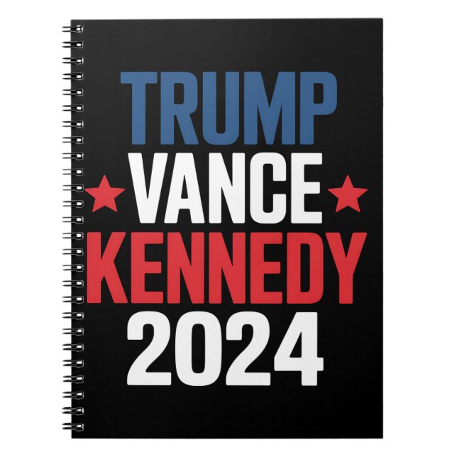 Trump Vance Kennedy President 2024 Election  Notebook (Front)