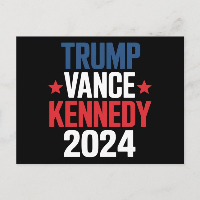 Trump Vance Kennedy President 2024 Election  Postcard (Front)