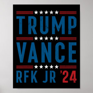Trump Vance Kennedy President Election Republican  Poster