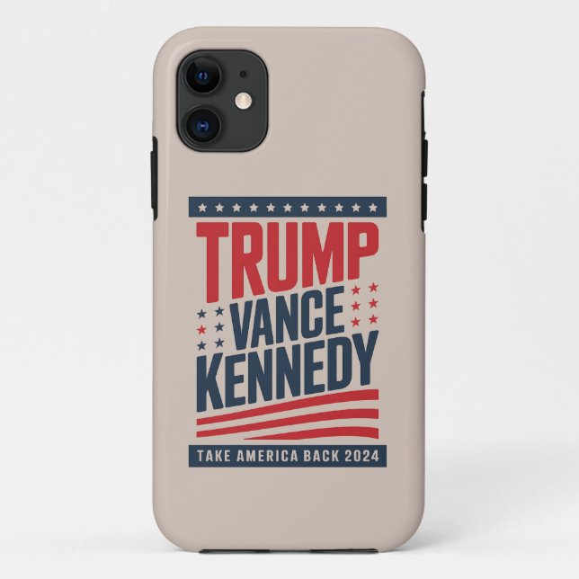 Trump Vance Kennedy Take America Back 2024  Case-Mate iPhone Case (Back)