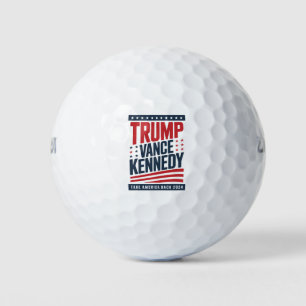 Trump Vance Kennedy Take America Back 2024  Golf Balls