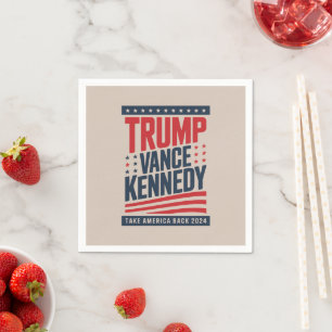 Trump Vance Kennedy Take America Back 2024 Napkin