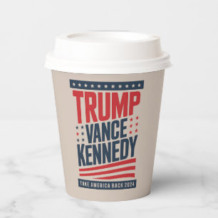Trump Vance Kennedy Take America Back 2024 Paper Cups
