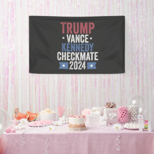 Trump Vance Kennedy take America back again Banner