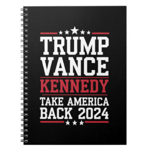 Trump Vance Kennedy Take America Back Again Notebook