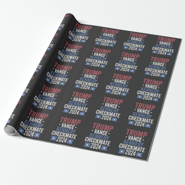 Trump Vance Kennedy take America back again Wrapping Paper (Unrolled)