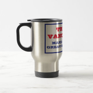 Trump Vance Make America Great Once Again Banner Travel Mug