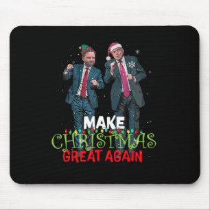 Trump Vance Make Christmas Great Again Daddy's Hom Mouse Mat