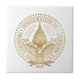 Trump Vance President Inaugural Logo Inauguration Tile