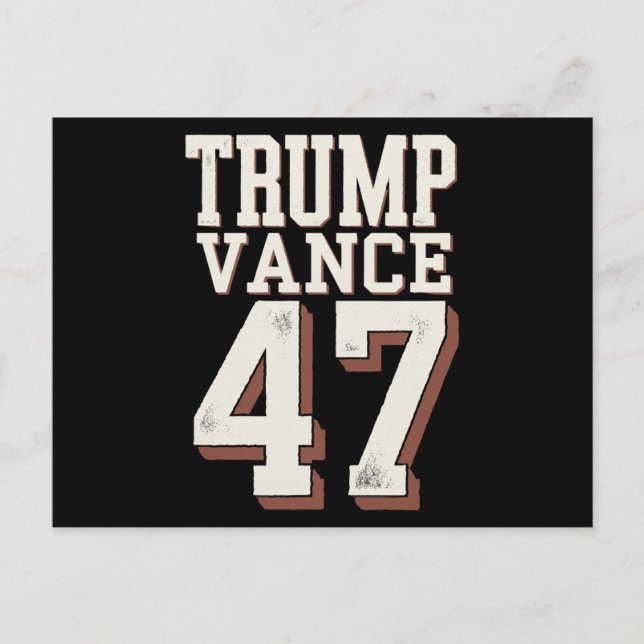 Trump Vance President Vintage Trump Wins Postcard (Front)