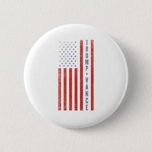 Trump Vance Republican American Election Vote Gift 6 Cm Round Badge