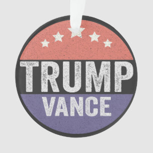 Trump Vance Republican American Election Vote Gift Ornament