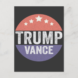 Trump Vance Republican American Election Vote Gift Postcard