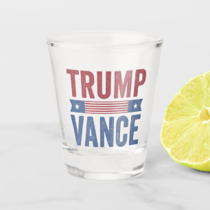 Trump Vance Republican American Election Vote Gift Shot Glass