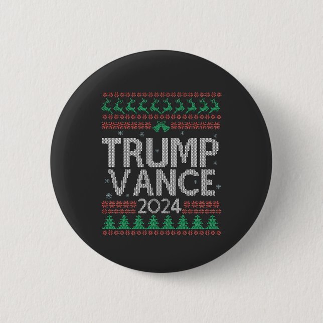 Trump Vance Take America Back Election Vote USA   6 Cm Round Badge (Front)