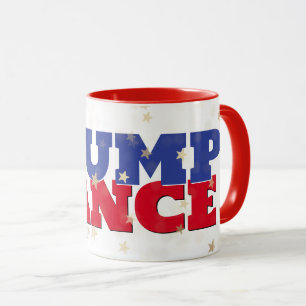TRUMP & VANCE Text On Stars Mug