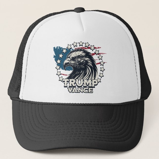 Trump Vance Trucker Hat (Front)