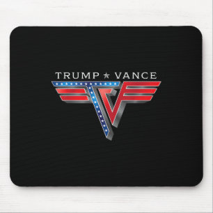 Trump Vance Tv Rocker Logo Vintage Trump Vance 202 Mouse Mat