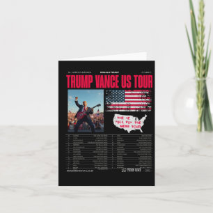 Trump Vance Us Tour  Card