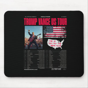 Trump Vance Us Tour Mouse Mat