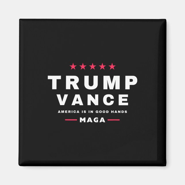 Trump Vance We Won Inauguration Day 47th President Magnet (Front)