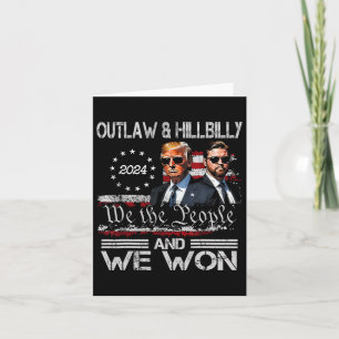 Trump Vance We Won Win Inauguration Day 2025 47th Card