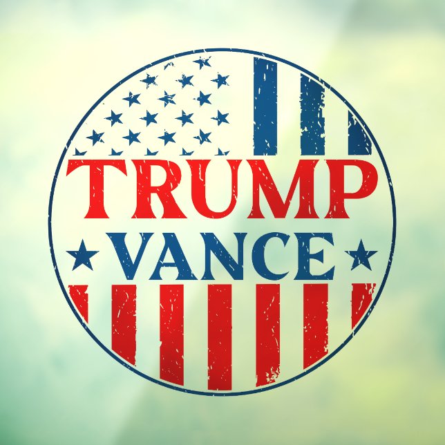 Trump Vance Window Cling (Sheet 3)