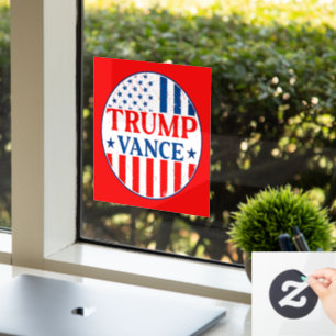 Trump Vance Window Cling