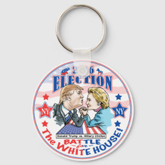 Trump versus Hillary 2016 Key Ring