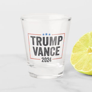 Trump Vice President Vance 2024 President Election Shot Glass